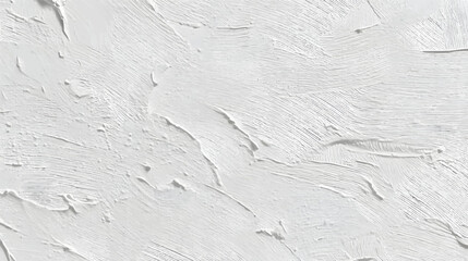 A textured white surface with visible brush strokes and a smooth finish