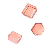 Elegant Floating Cubes Creating Soft Shadows in Tranquil Setting