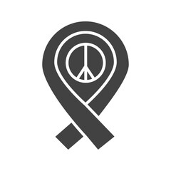 Hope Ribbon icon vector image. Suitable for mobile apps, web apps and print media.
