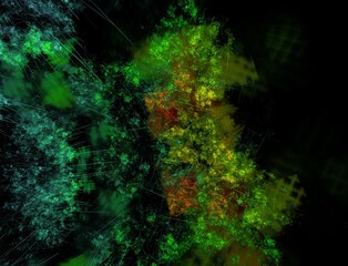 Imaginatory fractal abstract background Image