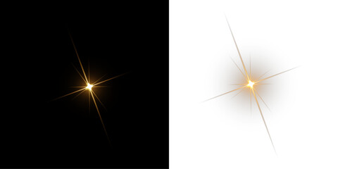 Bright flare PNG overlay