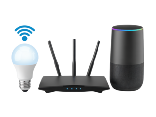 Smart Home WiFi Router Voice Assistant LED Bulb Automation Devices