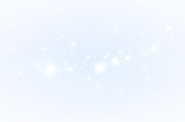 A stunning sparkling blue bokeh background featuring light flares and shimmering particles as a PNG overlay