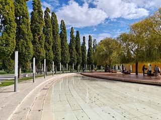 View of Krasnodar Park In Autumn