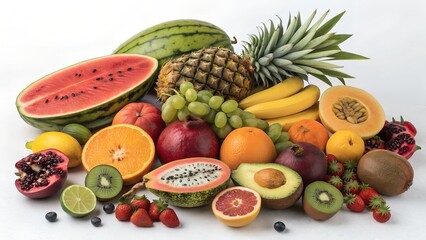 Abundant Fresh Fruit Medley Photo.