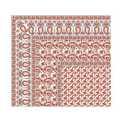 kalamkari bed sheet design