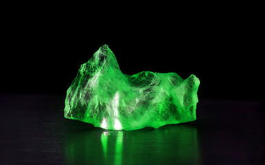 Precious mineral. Piece of Rock crystal