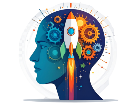 Creative Entrepreneur Mindset Illustration