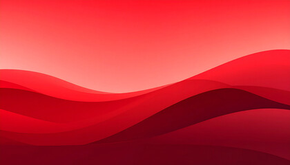 深い赤がなめらかに広がるミニマルグラデーション背景
– Flat Red Gradient Background with Smooth Minimal Transition