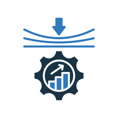 Business Resilience mixed color icon
