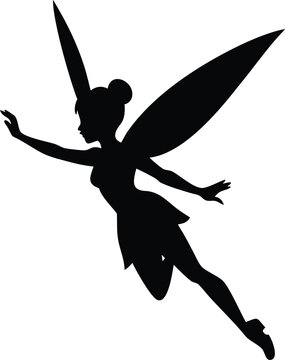 Vintage Tinkerbell Silhouette