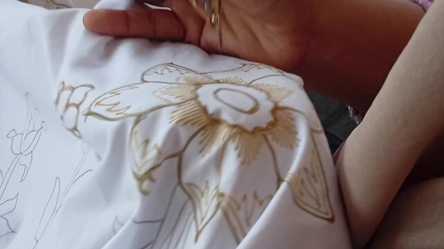 Batik clothes process