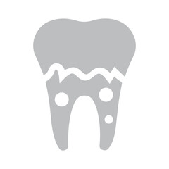 Cavity Tooth Icon