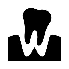 Tooth in Gum Icon