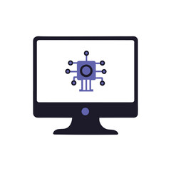 Artificial intelligence icon 