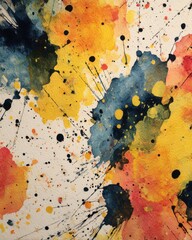 abstract grunge background with paint splashes