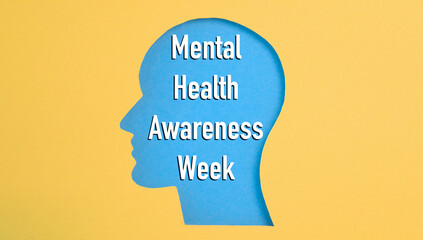 Mental Heaith Awareness Week in brain, overload in mind. Depression, adhd, mental health