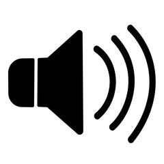 speaker icon on metal internet button
