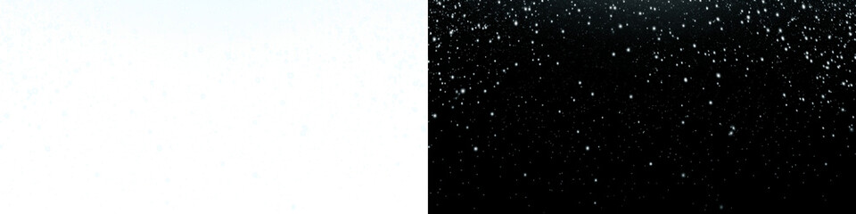Snowfall Overlay PNG Background featuring a Transparent Effect, perfect for various Winter Themes and Designs