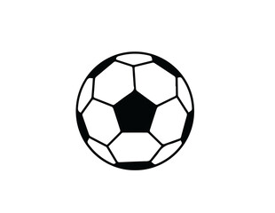 soccer ball isolated on white