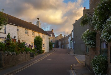 Fototapeta premium Hugh Town, St Mary's, Isles of Scilly, England