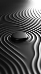 Abstract 3D background with smooth rounded lines, creating depth, flow, and modern digital aesthetics, ideal for creative, futuristic, and visually dynamic designs