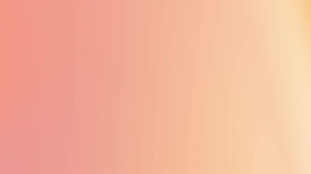 Soft peach  gradient  blends warm hues from coral to cream in a serene, minimal abstract background