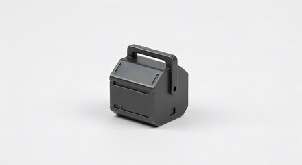 A Small Electronic Device with a Handle and Buttons