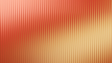 Obraz premium Textured vertical ribbed pattern in warm orange and yellow hues