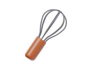 Whisk icon 3d render illustration