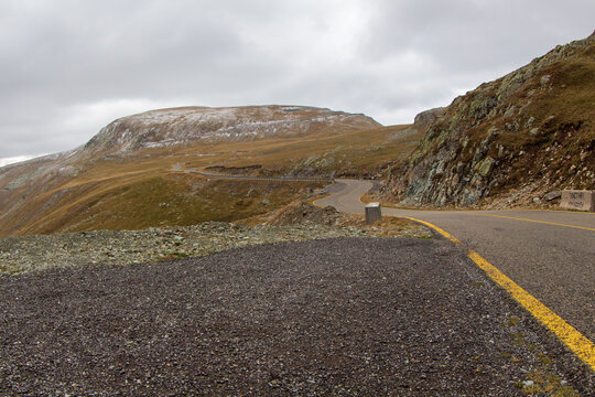 On the Transalpina highway in Romania