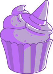 Cupcake with Hat
