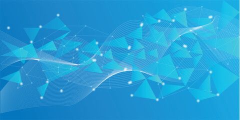 New abstract background with triangle