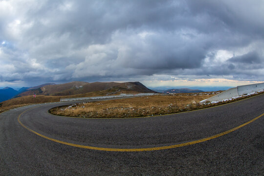 On the Transalpina highway in Romania