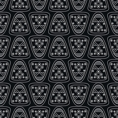Seamless abstract doodle monochrome pattern. Print for textile, wallpaper, covers, surface. Vintage template for fashion prints.
