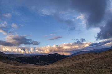On the Transalpina highway in Romania
