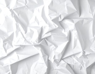 Fototapeta premium Abstract 3D White Paper Texture With Deep Shadows And Highlights