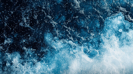 Blue, white, and black grainy gradient background with abstract dark noise texture, ideal for posters, banners, headers, and modern digital design backdrops