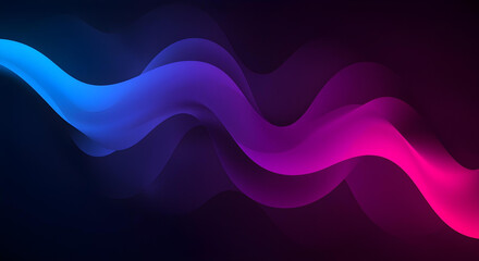 Abstract Wave of Colors: A captivating display of fluid, multi-hued waves undulate across the canvas, evoking a sense of movement and depth
