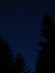 Fototapeta premium Night sky in the mountains