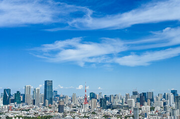 日本東京の都市風景