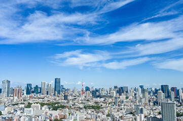 日本東京の都市風景