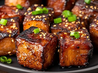 Glazed Tofu Bites: Sweet & Savory