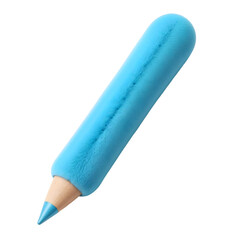 Plush pen, isolated on transparent background