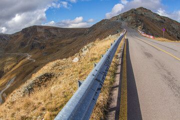 On the Transalpina highway in Romania