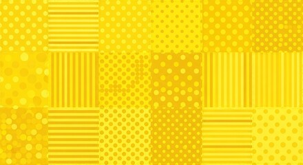 Yellow Patterned Backgrounds - A Collection of Textures and Designs.