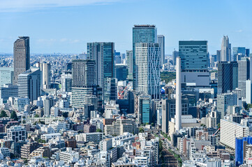 日本東京の都市風景