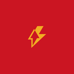 Lightning strike arrow company logo.