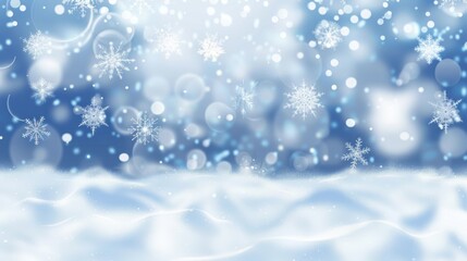 Holiday Illustration & Vectors: Cold Winter Ice, Silver Star Lights, Night Snow Scenes & Christmas Art