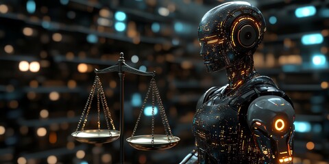 AI lawyer concept